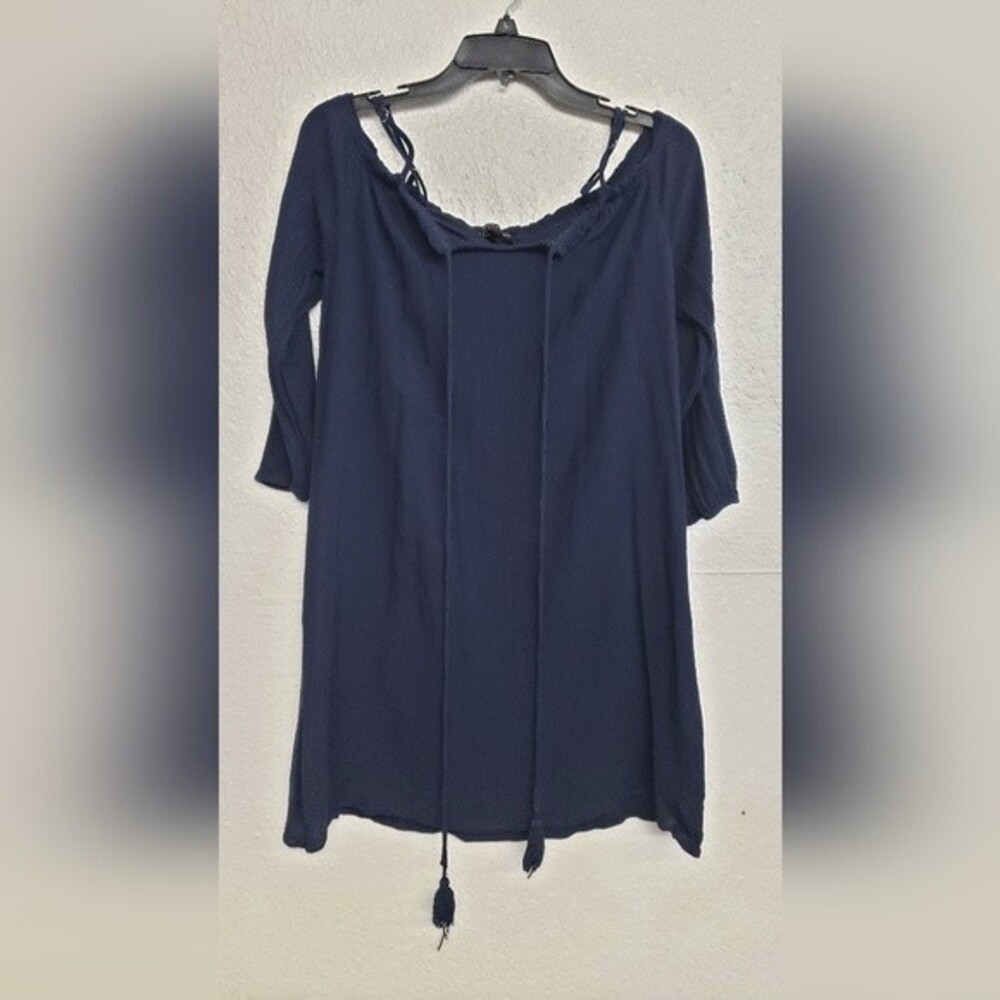 Cloth & People Cold Shoulder Peasant Style Dress Size PXL